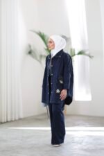 ⁦طقم كحلي صيفي⁩ - الصورة ⁦2⁩