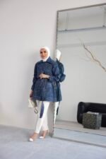 ⁦بليزر  جينز مع شك⁩ - الصورة ⁦5⁩