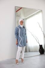 قميص جينز فاتح